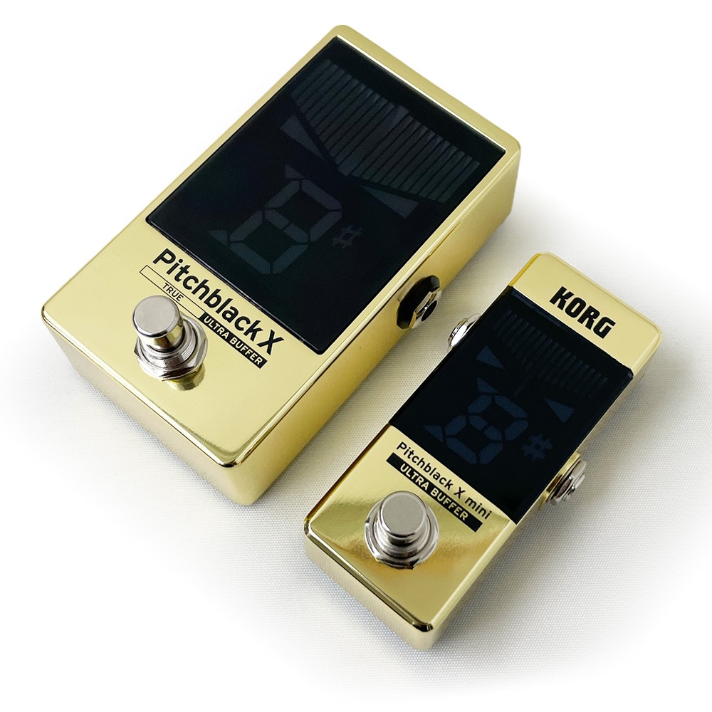 Pitchblack X GOLD ［PB-X MG］ ゴールド CHROMATIC PEDAL TUNER