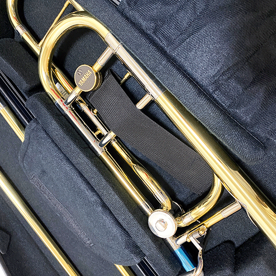 【新色入荷!】テナー/テナーバストロンボーン用ケース C.C.シャイニーケース ''Aero'' (エアロ)/サンドベージュ サンドベージュ Low Brass Center