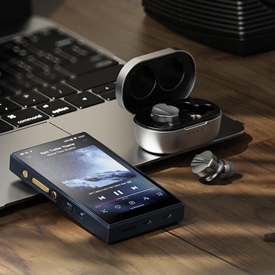 FIIO デジタルオーディオプレーヤー M21 ブルー (FIO-M21-L) 《ロゴ