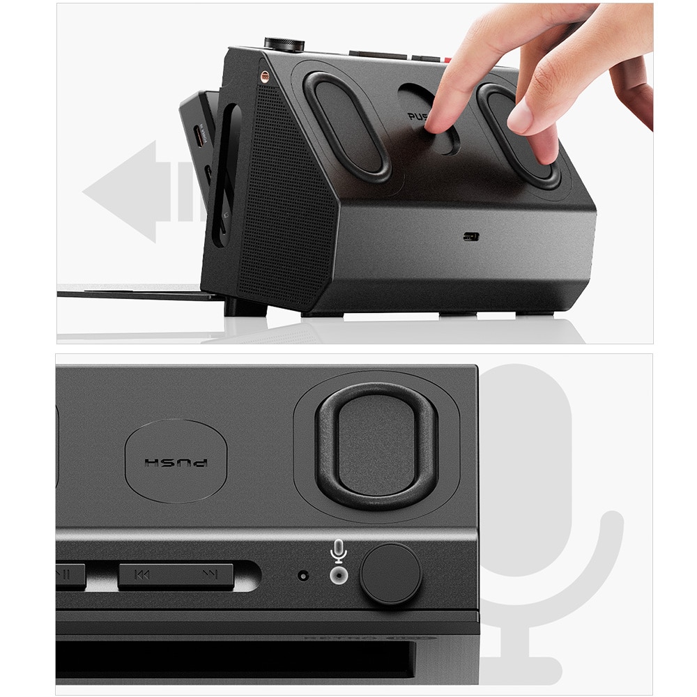 《7/31発売》 FIIO JM21/M21/M33シリーズ専用 Bluetoothスピーカー RETRO BOX ホワイト (FIO-RETROBOX-W) ホワイト DZONE