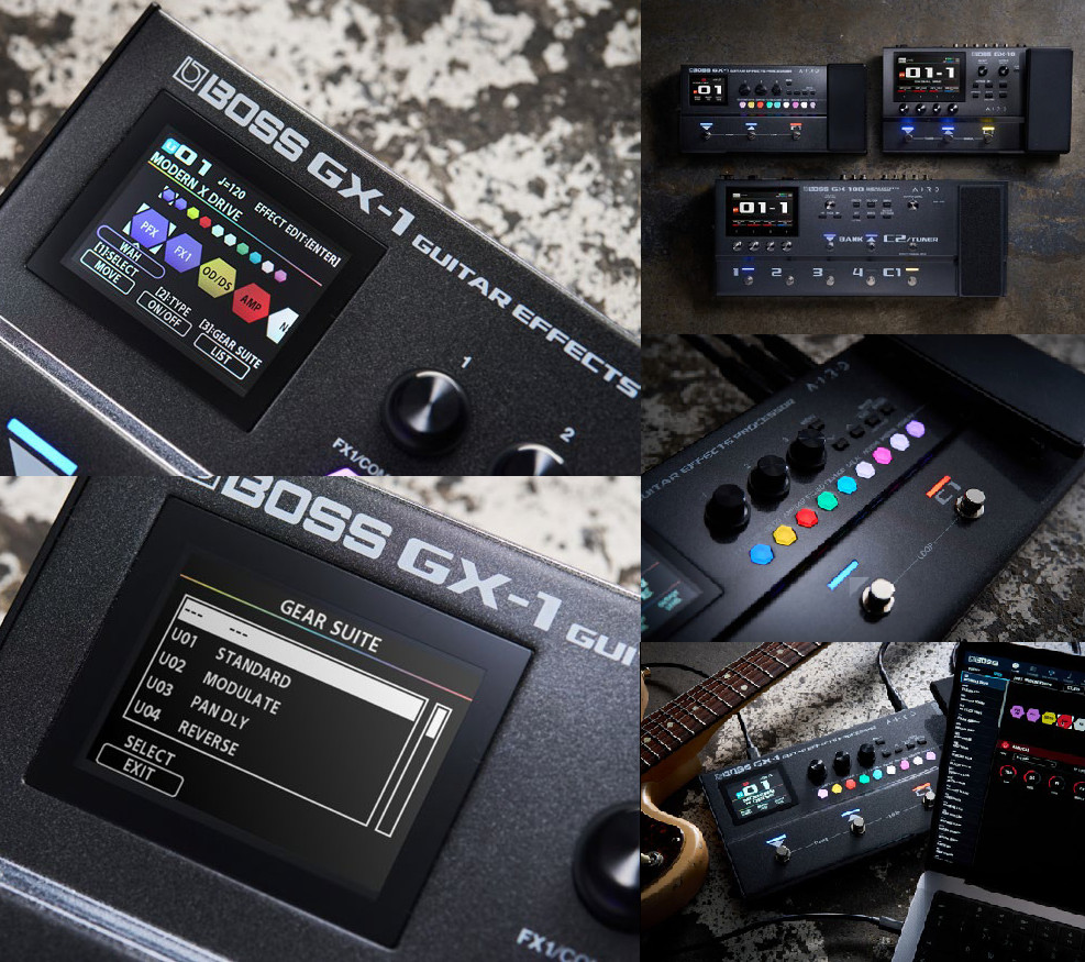 GX-1 Guitar Effects Processor + GX-1 の教科書 + PSA100S2 純正アダプター + シールド5m セット 教科書&ケーブル&純正アダプターセット DZONE