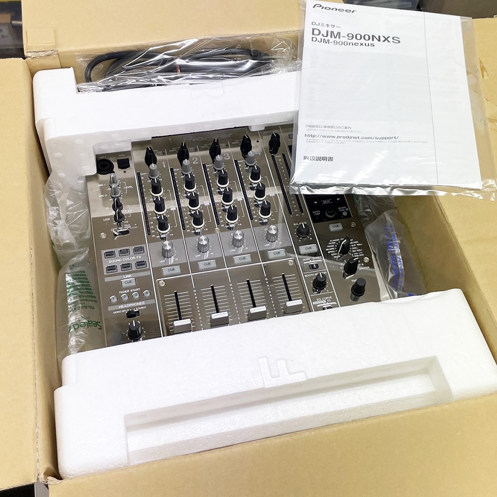 《中古品》 PIONEER DJミキサー DJM-900nexus Platinum Edition ×2台セット (2013年製 / シリアルNO入)