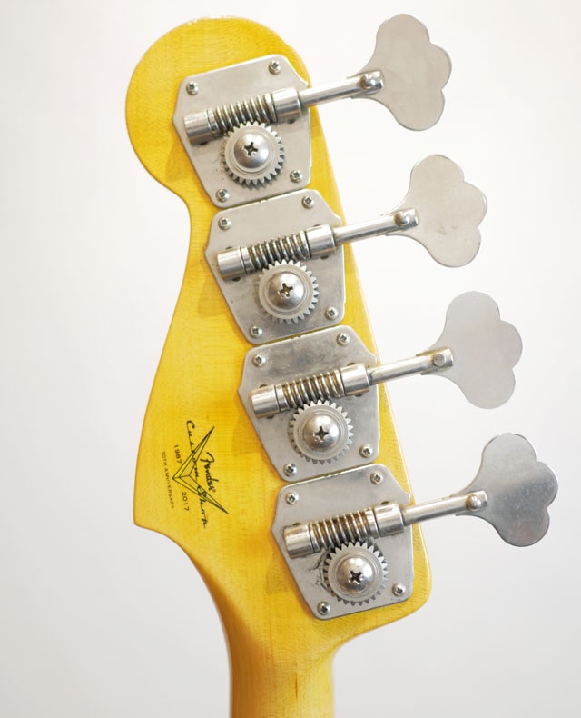 LTD Namm 1960 Jazz Bass Relic Aged Olympic White 2017