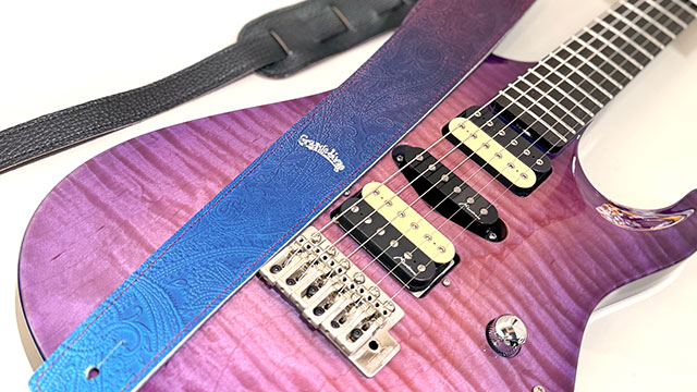 【Special Edition】G-Premium Paisley Slim Blue Red Fade