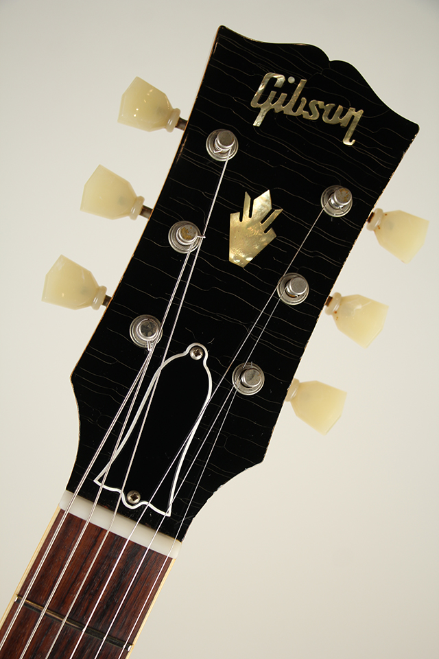 1959 ES-335 Reissue Aged Vintage Natural Stinger Head Back 2019