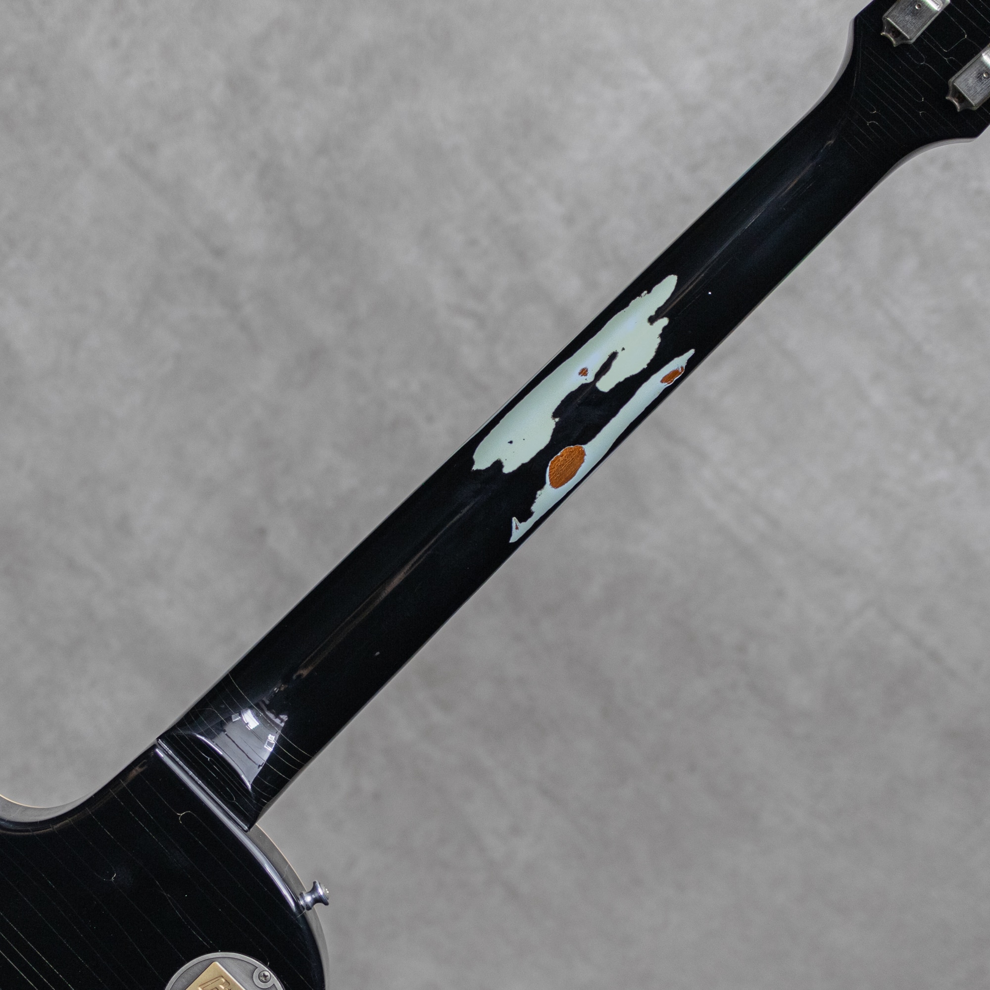 1960 Les Paul Lightly Aged Black Over Frost Blue / 2016