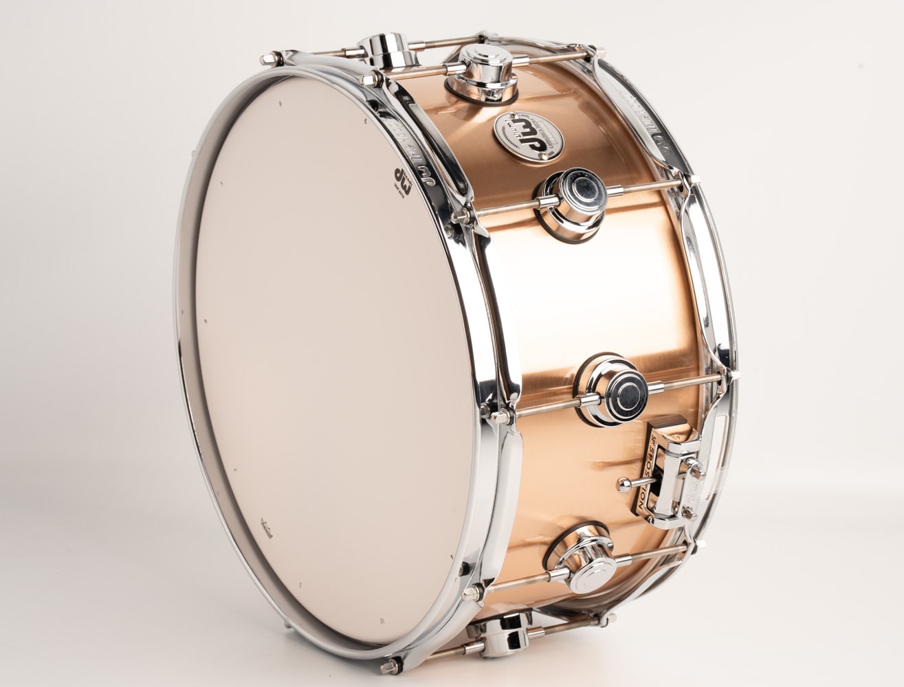 DRVZ6514SVC / BRONZE/C Collector's Metal Snare / BRUSHED BRONZE