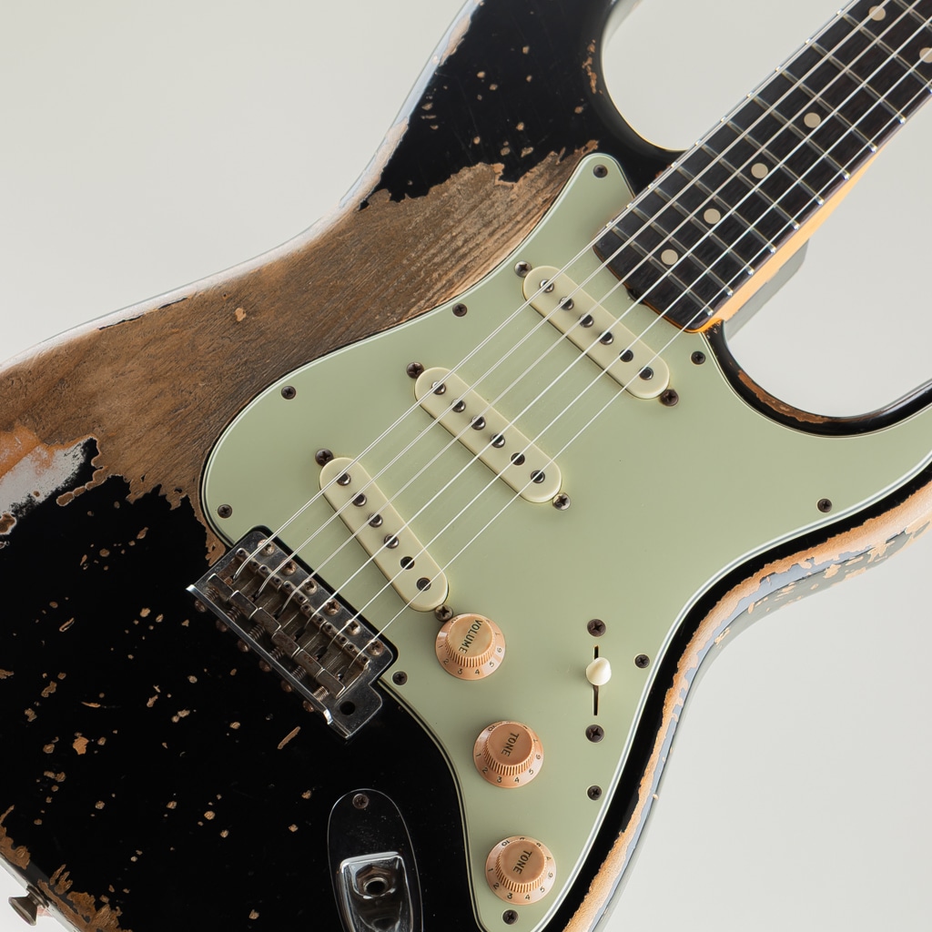 MBS 1961 Stratocaster Ultimate Relic Black by Jason Smith w