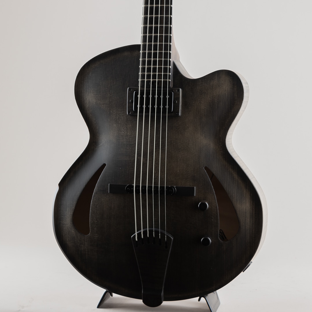 Model 15 Archtop Sound Post Block Black smoke with satin topcoat S/N:744