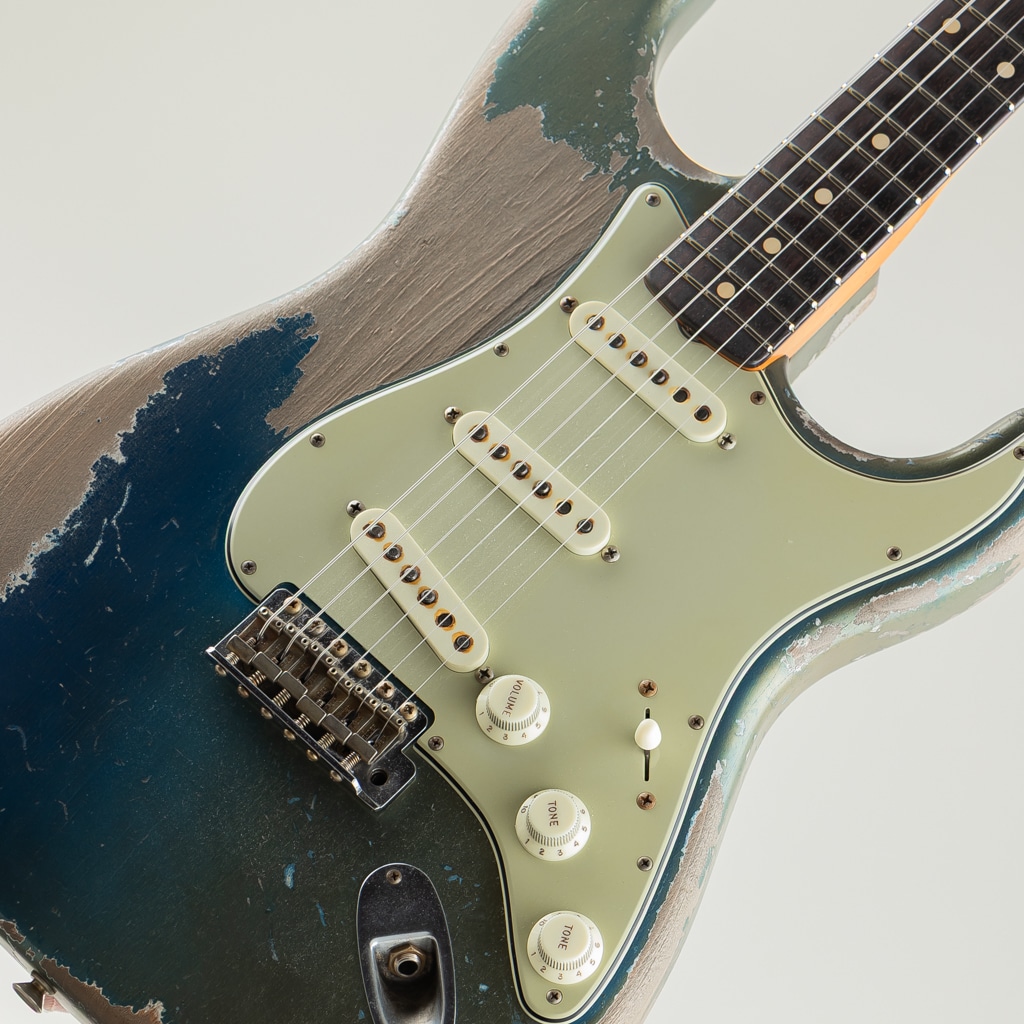 S21 MBS 1961 Stratocaster Heavy Relic/Darker Lake Placid Blue/Lake