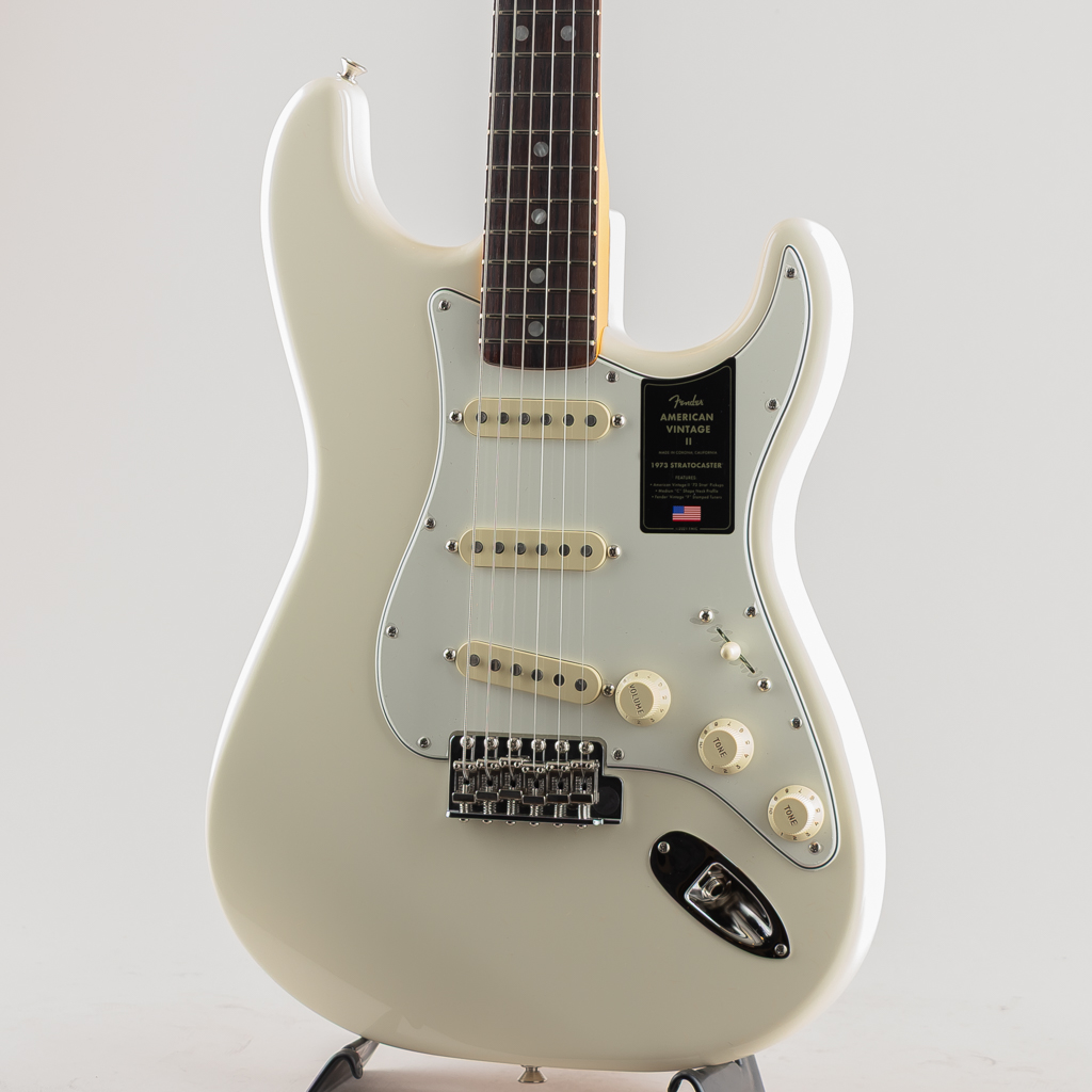 American Vintage II 1973 Stratocaster/Olympic White/Rosewood Fingerboard