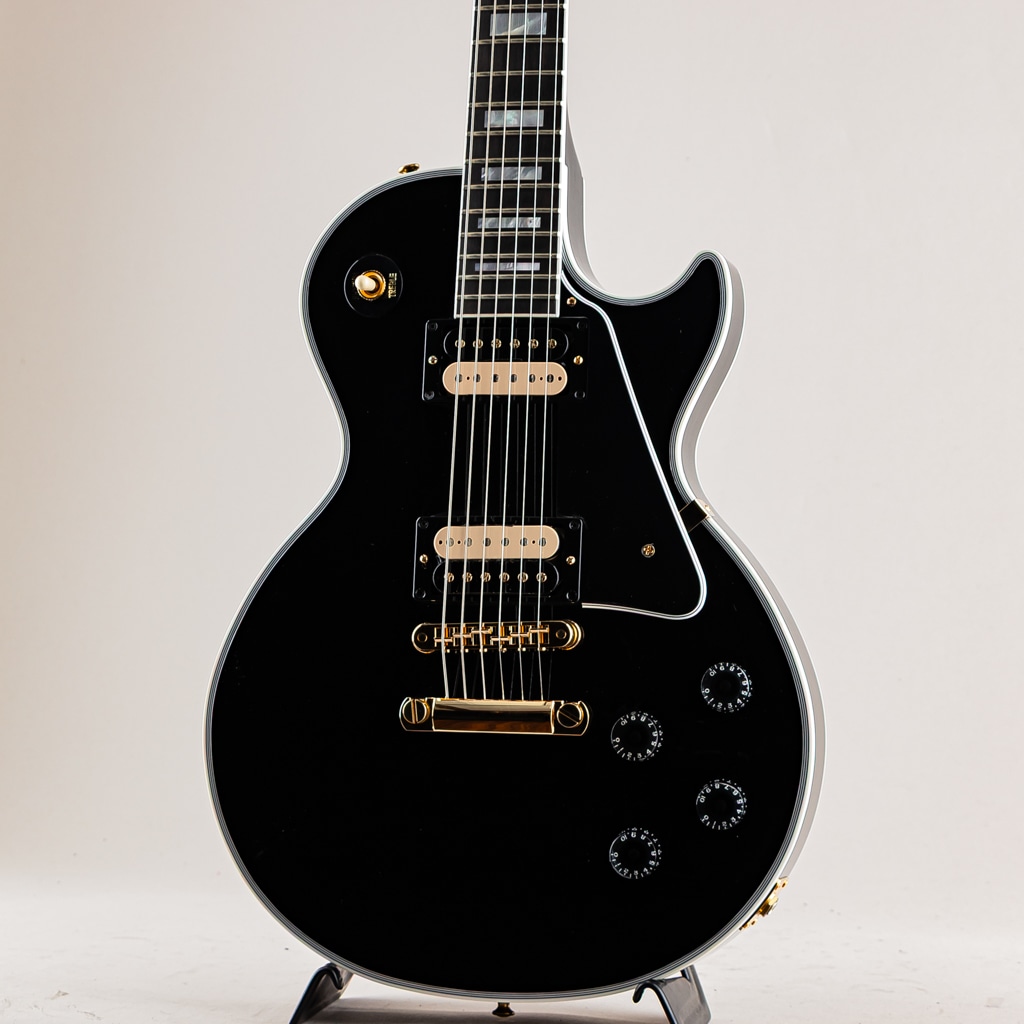Les Paul Custom Ebony Exposed Zebra PUs Gloss【S/N:CS404298】