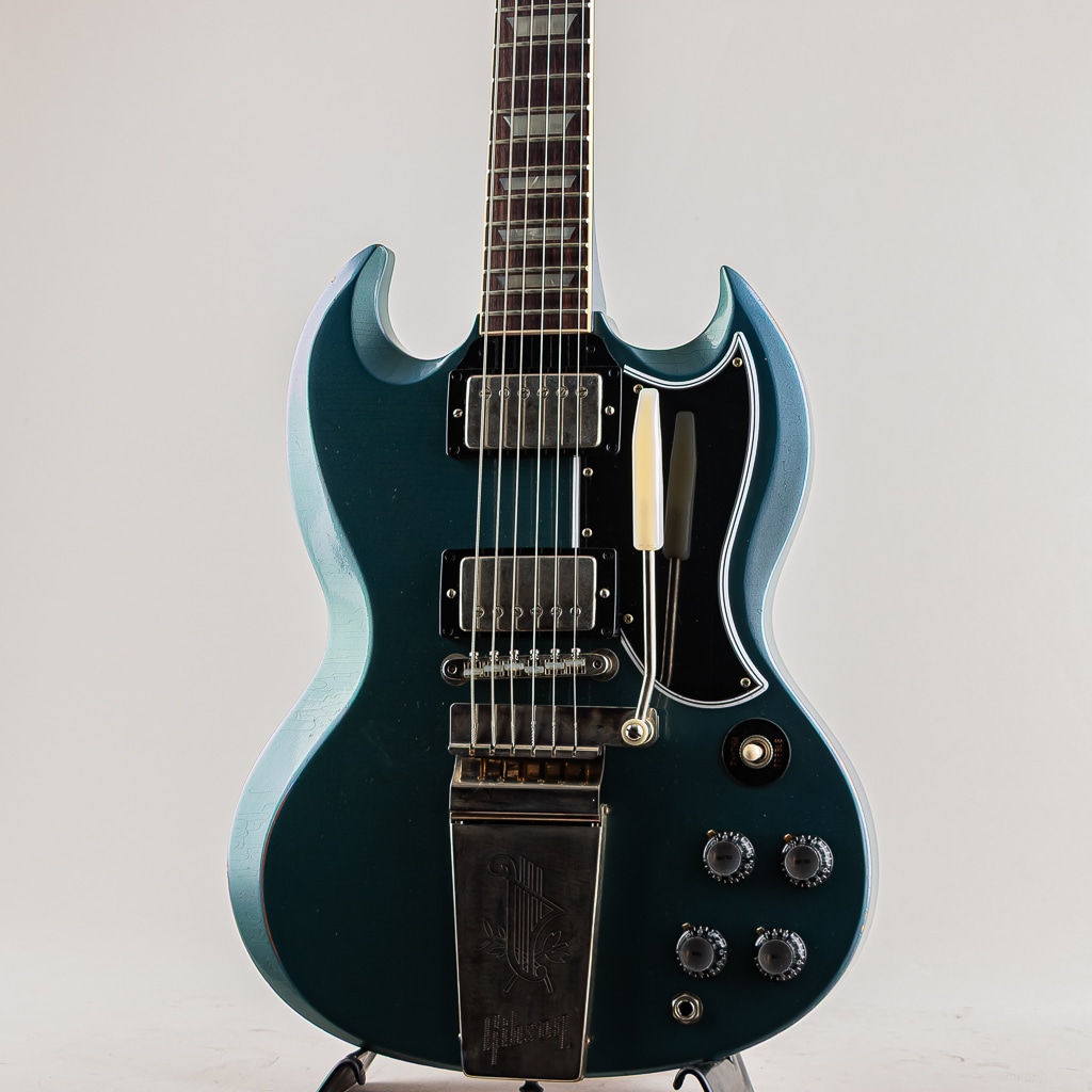 Murphy Lab 1964 SG Standard Reissue w/Maestro Vibrola Light Aged Antique Pelham Blue【S/N:601274】