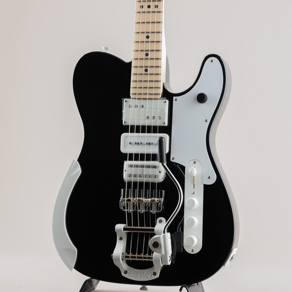 Jack White Triplecaster Telecaster/Black/Maple Fingerboard
