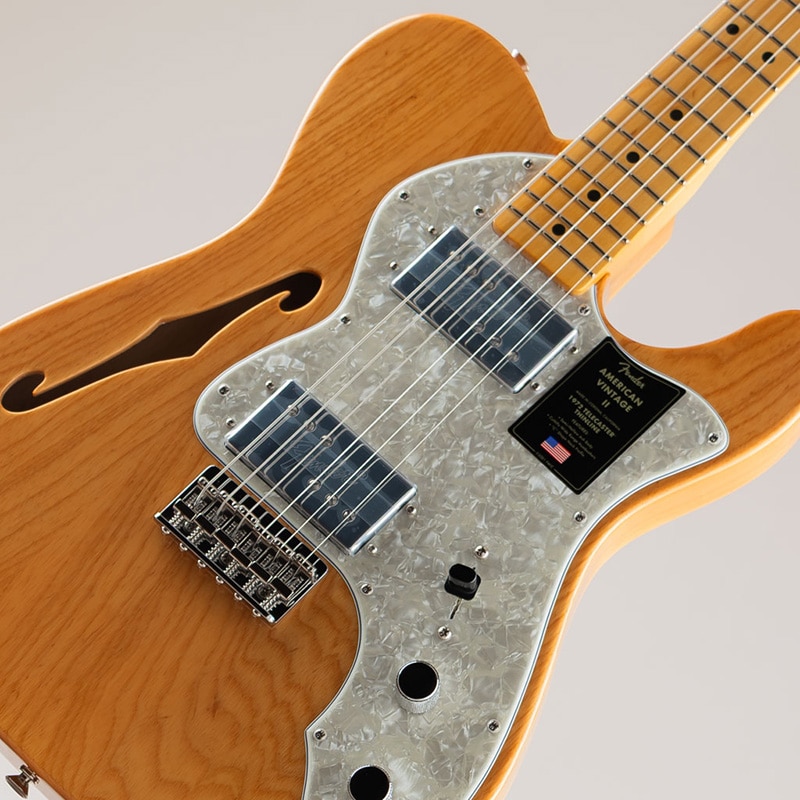 American Vintage II 1972 Telecaster Thinline /Aged Natural/Maple Fingerboard