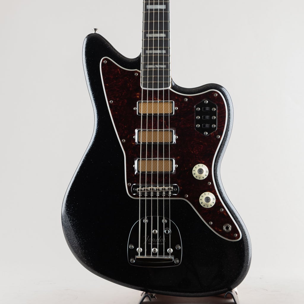 Limited Edition Gold Foil Jazzmaster, Ebony Fingerboard, Black Sparkle
