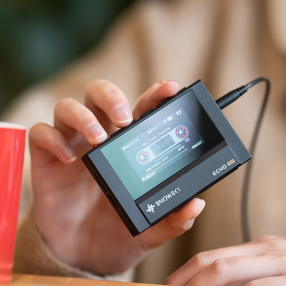 【新品】FiiO SKY ECHO MINI ポータブルプレーヤー・黒色 FIIO Snowsky ECHO MINI ［ハイレゾ対応 / 8GB］ Black FIO