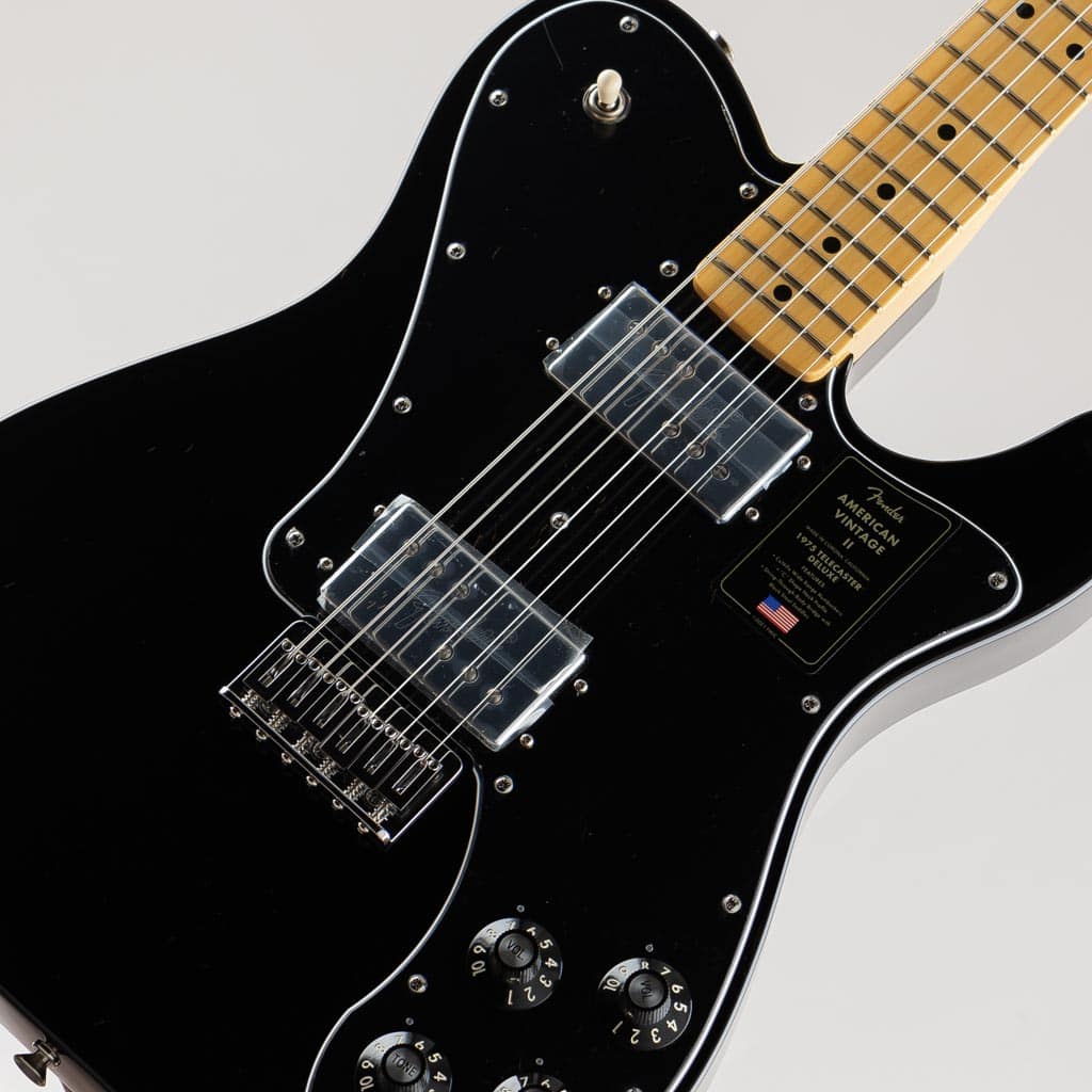American Vintage II 1975 Telecaster Deluxe/Black/M【SN:V16406】