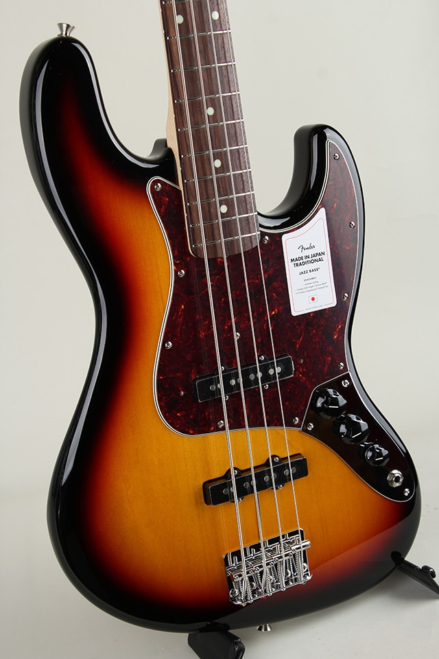 Made In Japan Traditional 60s Jazz Bass RW 3-Color Sunburst【S/N JD25029941】
