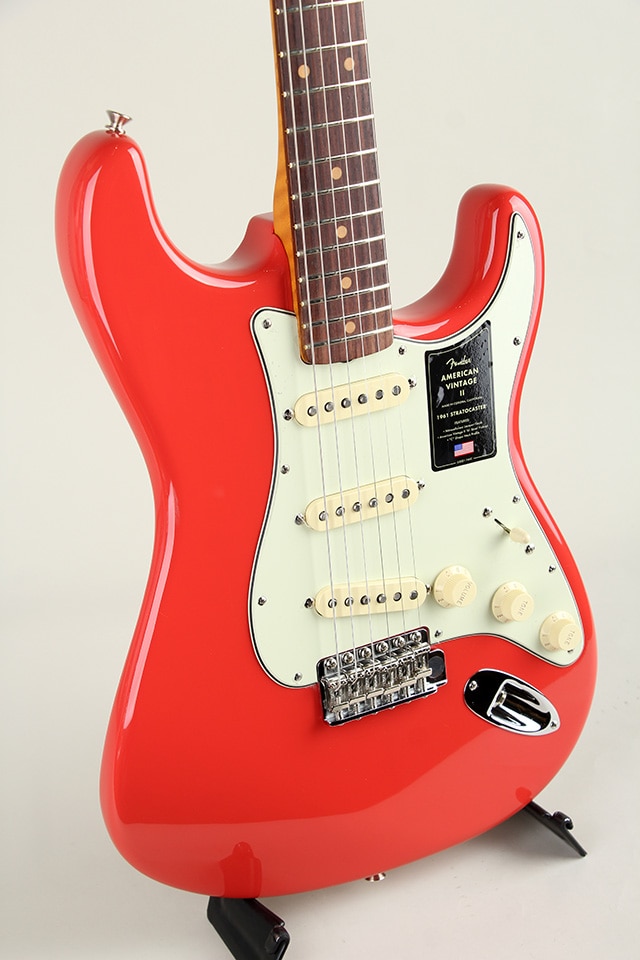 Limited Edition American Vintage II 1961 Stratocaster 3A RW Fiesta Red【S/N V2553630】