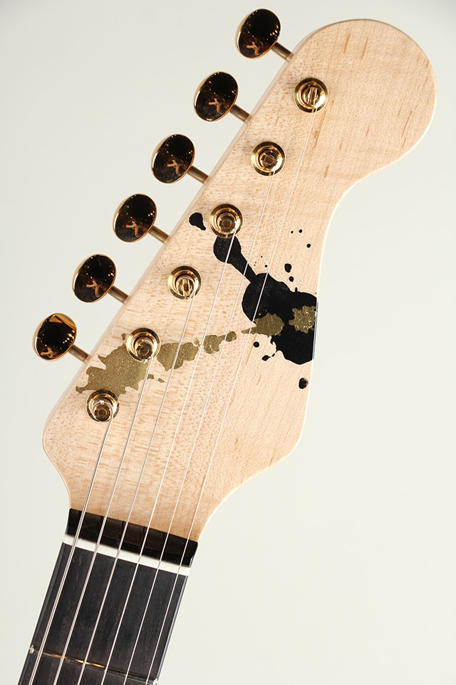 OWL-ST / “DROP”series "Victoria" White Burst w/Paisley