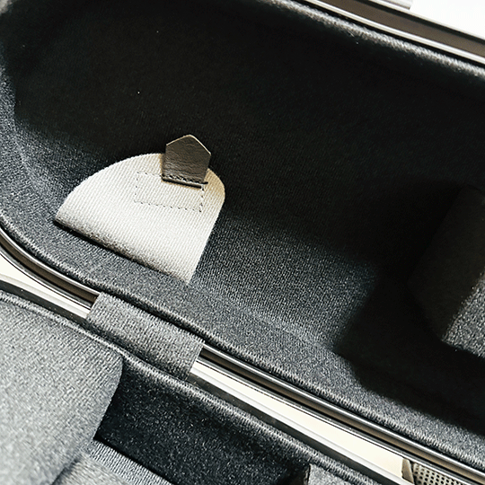 DAC デタッチャブルベルトロンボーン用セミハードケース『NX-BC』オフホワイト ホワイト Low Brass Center