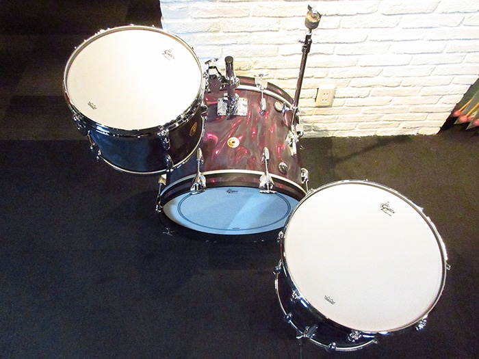 USA Custom Series 3pc Set 20" 12" 14" Peacock Satin Flame