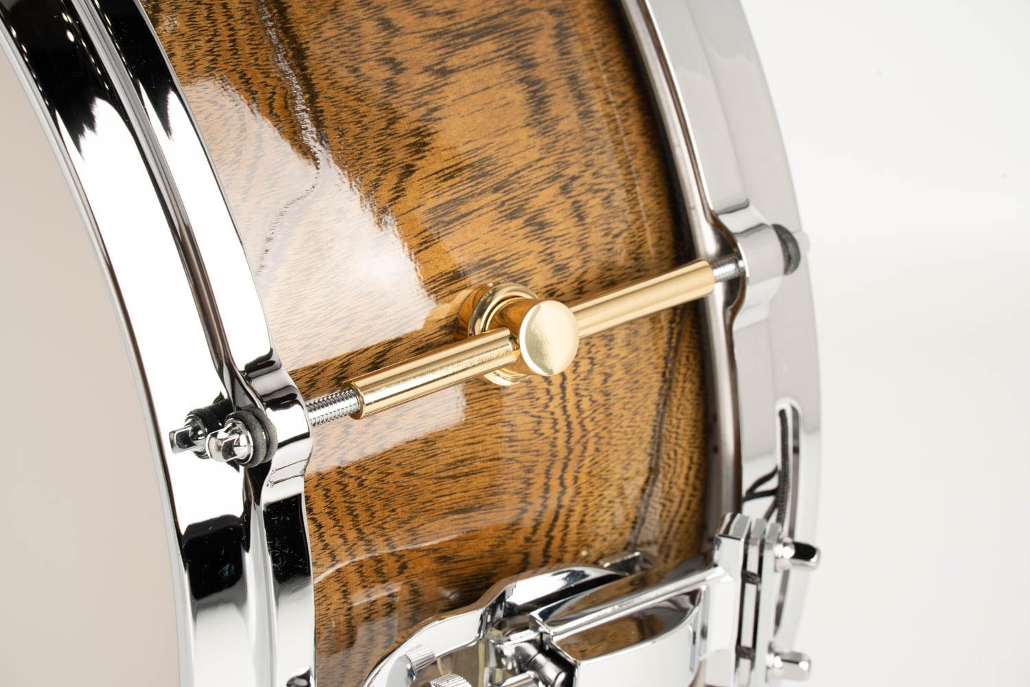 HS-1465 Zelkova Ninja Black Snare Drum / Aerial Case付属 14