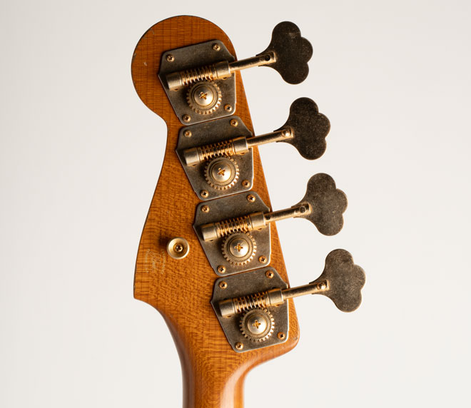 Master Built Series 1960 Jazz Bass Heavy Relic Olympic White by