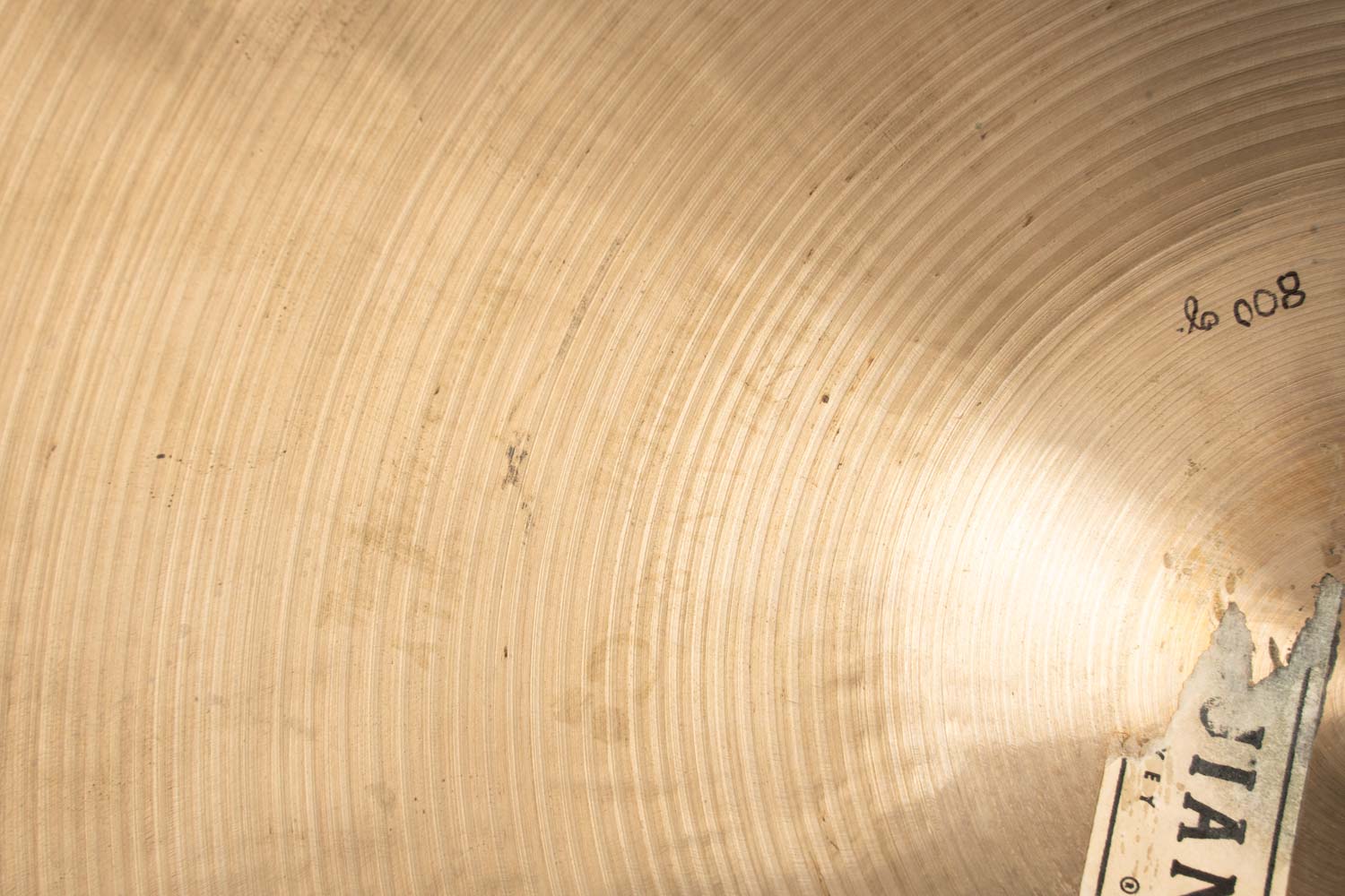 【VINTAGE】1959-66' K Zildjian Istanbul 14" HiHats Intermediate Stamp 789g/907g