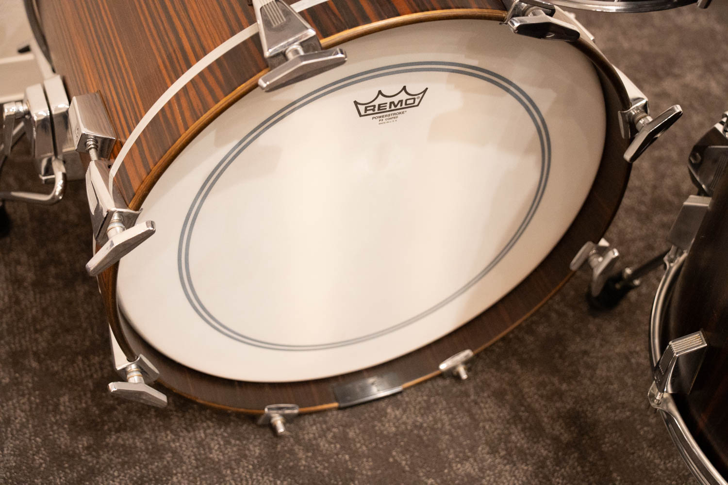 【VINTAGE】80's Signature Series Drum Set 18" 10" 12" 16" Makassar Ebony