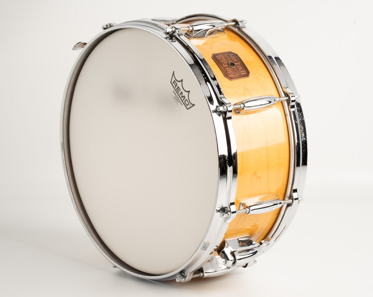 【VINTAGE】1977-78' No.4157W NameBand Natural Maple 14"x5.5" / Pinkish Copper Badge