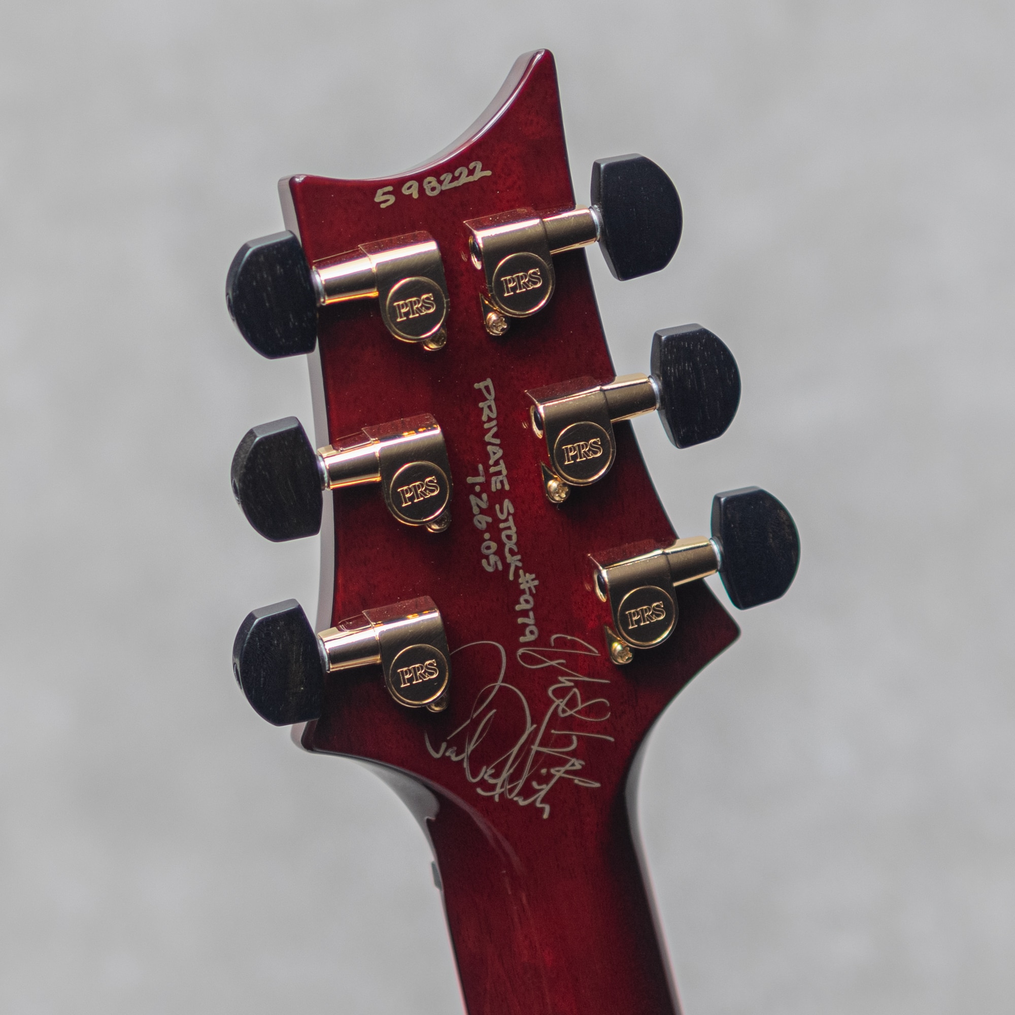 Private Stock Custom 24 Brazilian Rosewood FB Scarlet Red Burst / 2005