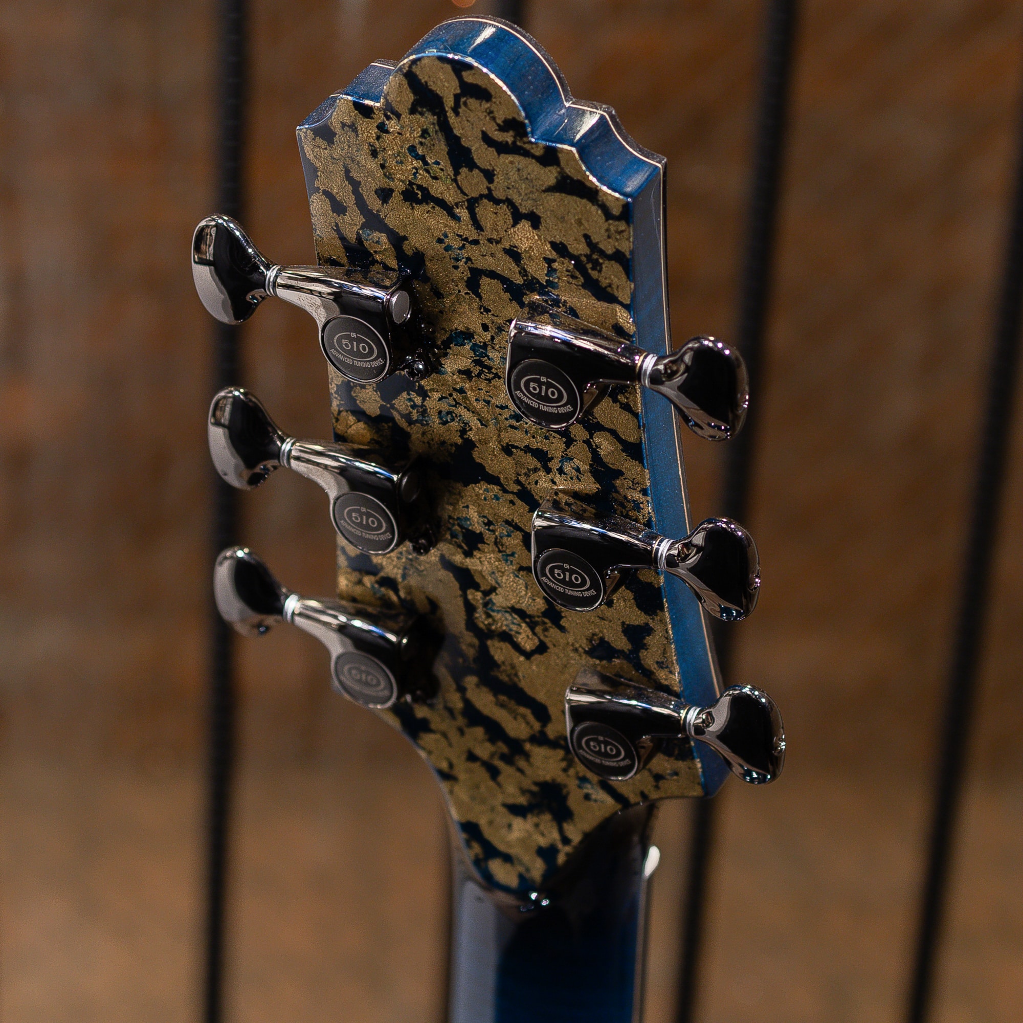 16" Archtop "Blue Gold Leaf"