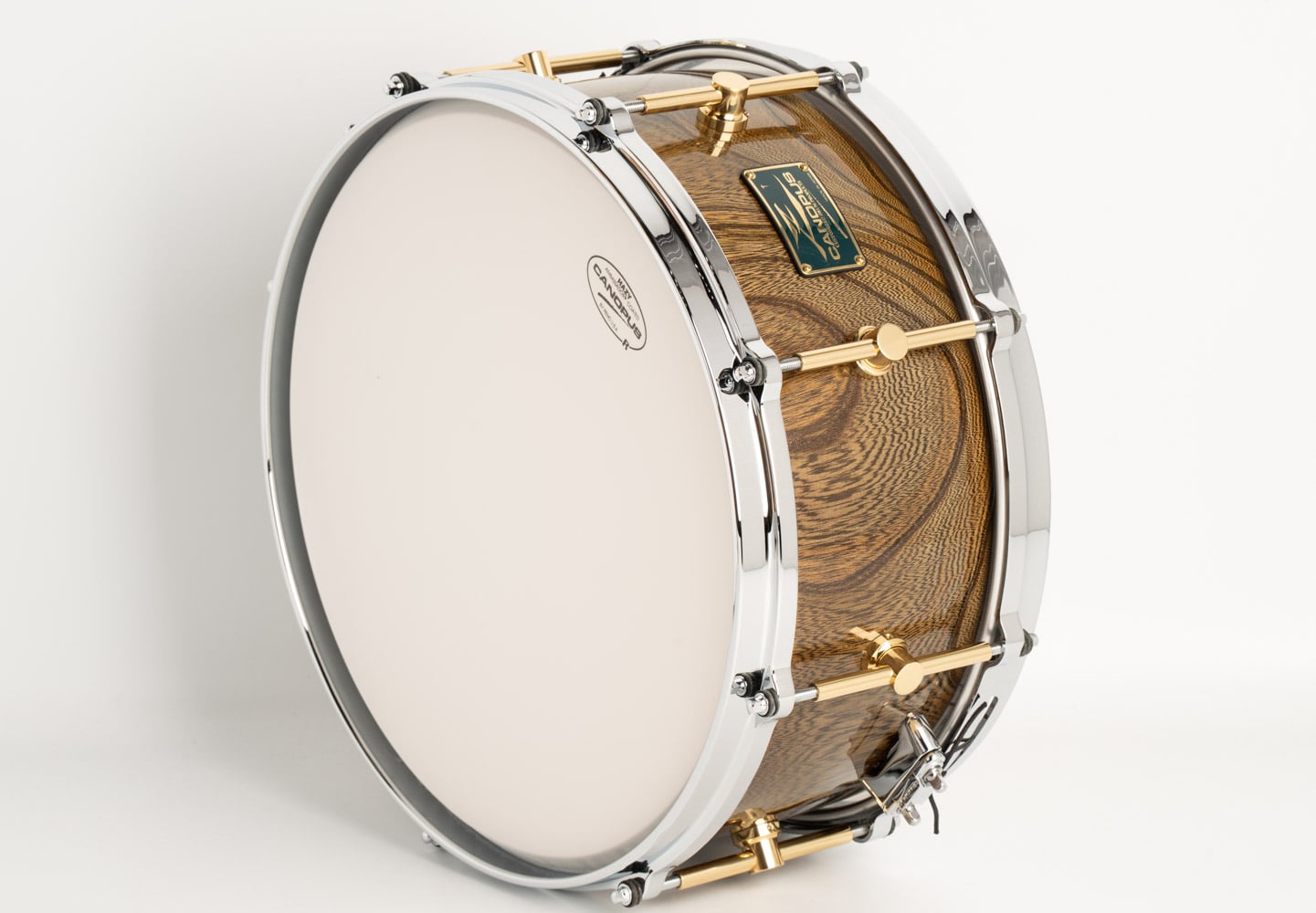 HS-1465 Zelkova Ninja Black Snare Drum / Aerial Case付属 14