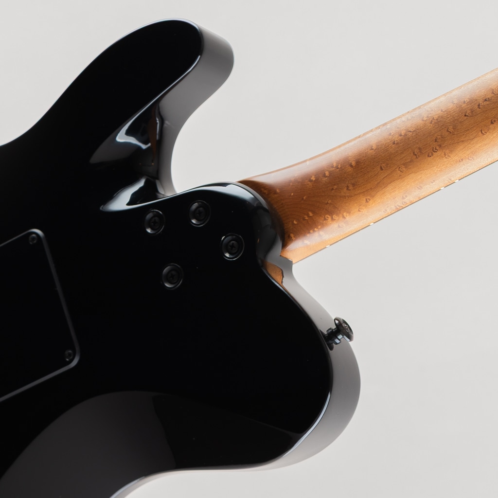 Custom Modern T Antique Black w/Alder Body/3A Roasted Birdseye Maple Neck
