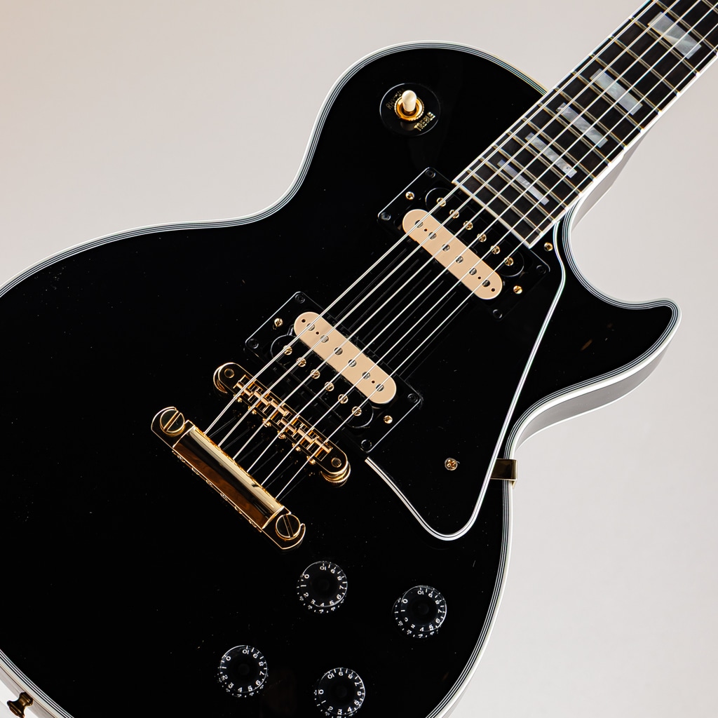 Les Paul Custom Ebony Exposed Zebra PUs Gloss【S/N:CS404298】