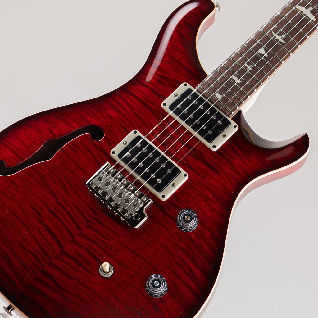 CE 24 Semi-Hollow Fire Red Burst