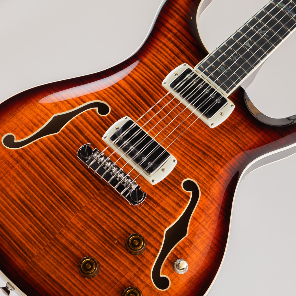 SE Hollowbody II Piezo/Orange Tiger Smokeburst【2025】