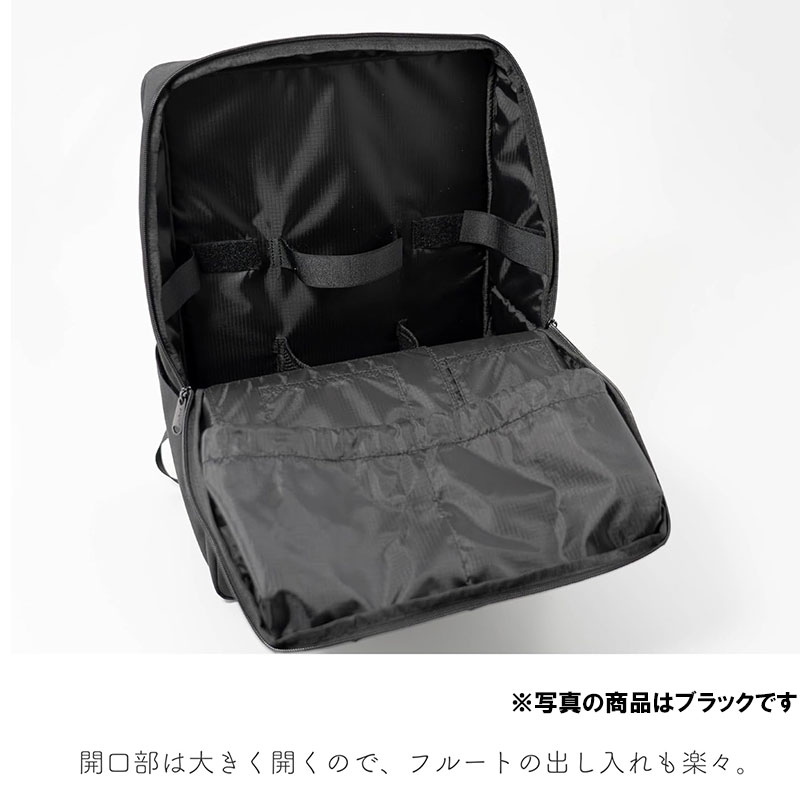 【3月6日発売 予約受付中】 anello x Pearl Flute ANL-FLB3 B ブラック フルートリュック フルートバッグ カバン