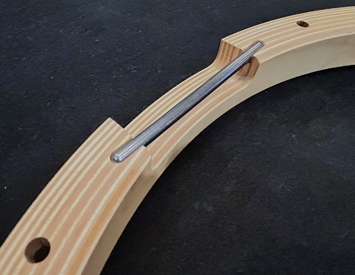 【中古品】ヴィンテージ・ウッドフープ VH1408S / 14" 8 HOLE/付属ワッシャーなし