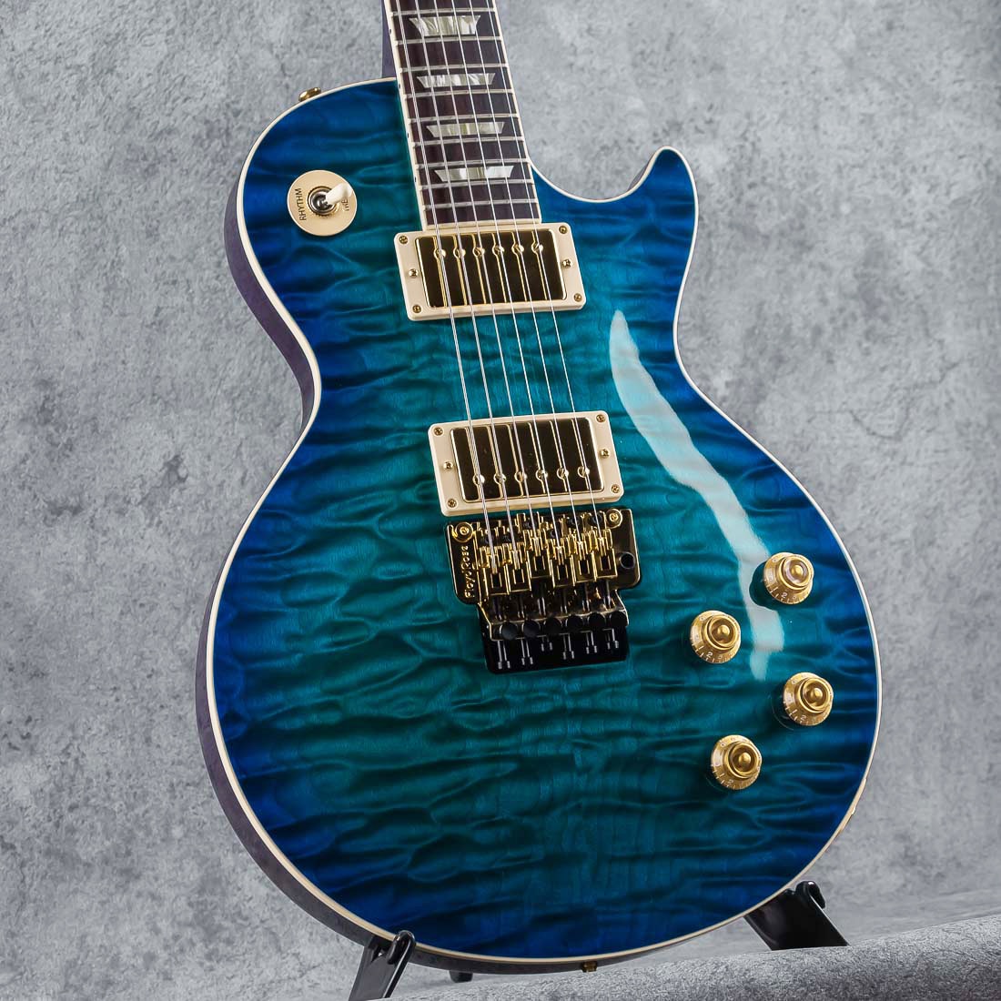 Les Paul Axcess Standard 5A Quilt Top Trans Cobalt Blue Gloss【S/N