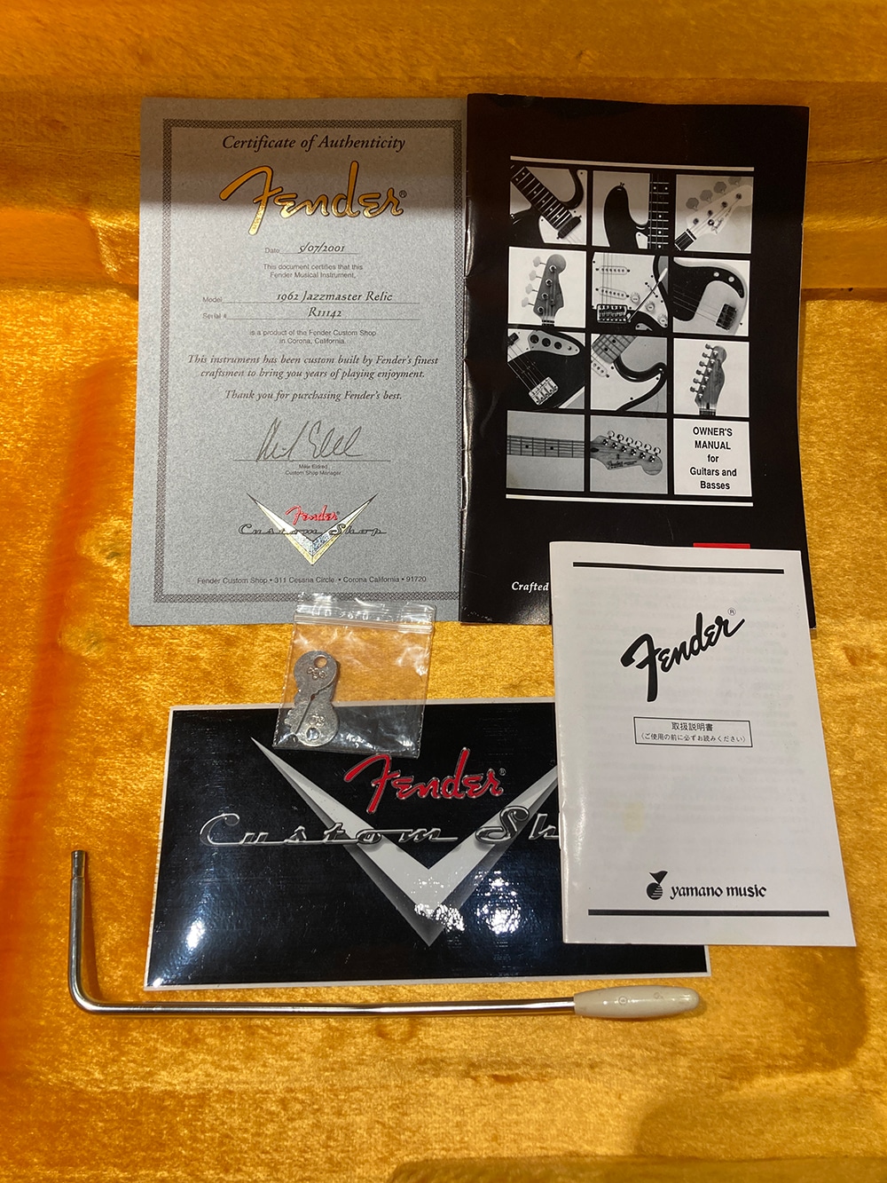 1962 Jazzmaster Relic Refinish Sunburst 2001