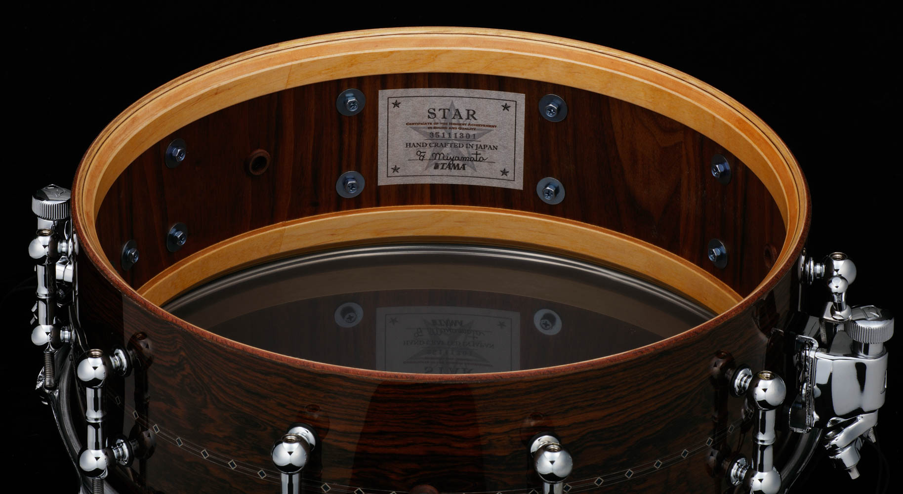 TBWS145S-GCD / STAR Reserve Snare Drum Bubinga / Walnut