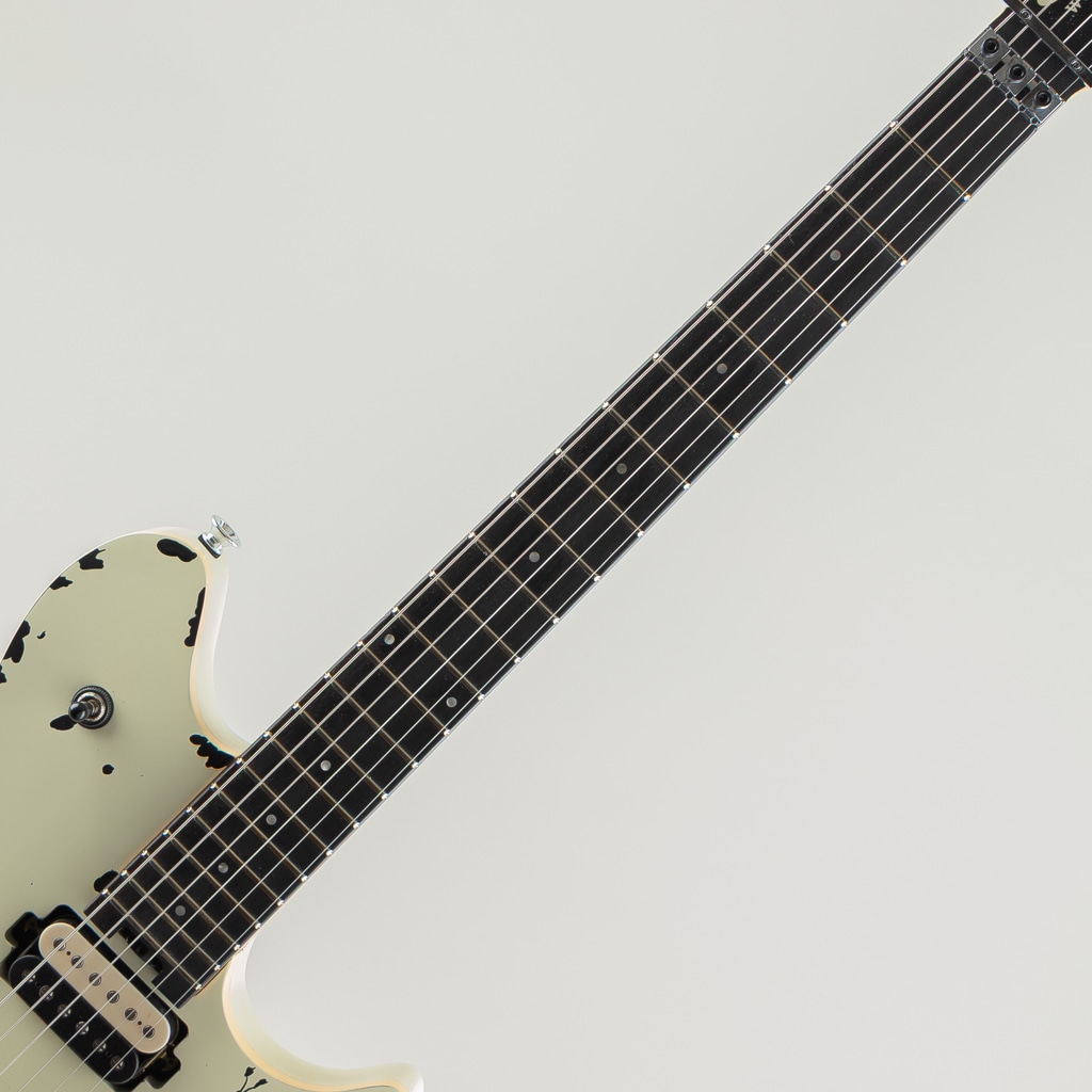 【売り切り】SELDOR エレキギター ホワイト/ブラック　O Limited Edition Wolfgang Special Striped Series/Distressed Ivory