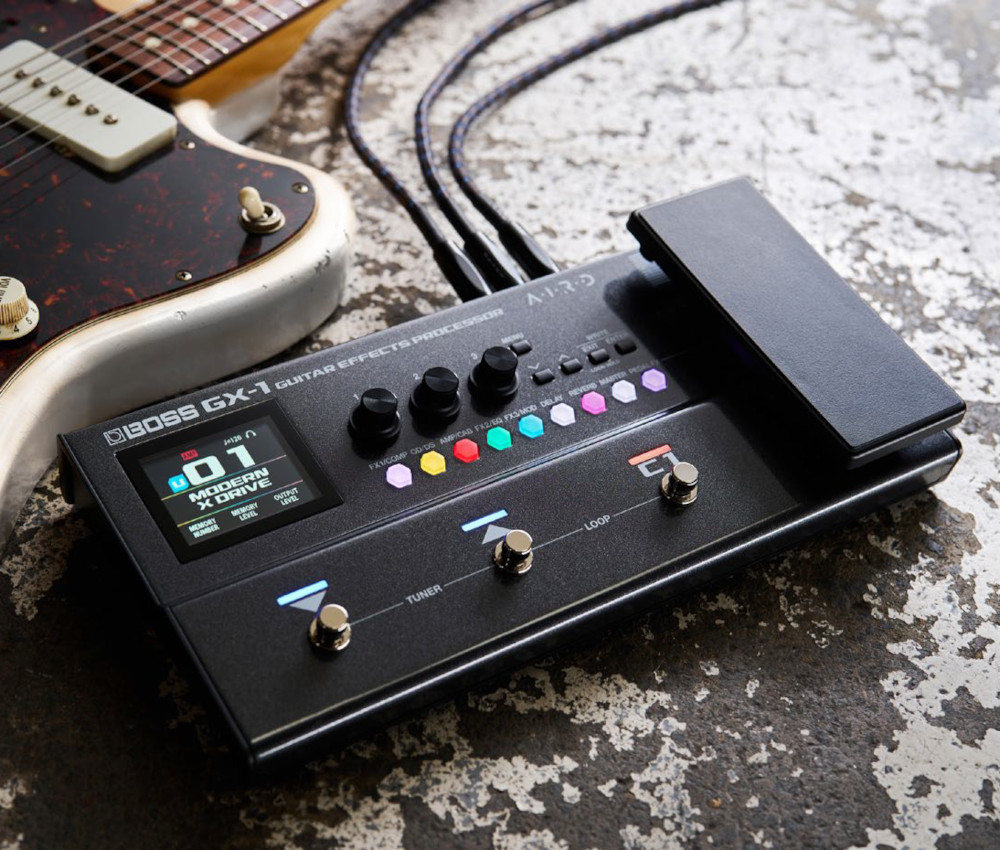 GX-1 Guitar Effects Processor + GX-1 の教科書 + PSA100S2 純正アダプター + シールド5m セット 教科書&ケーブル&純正アダプターセット DZONE