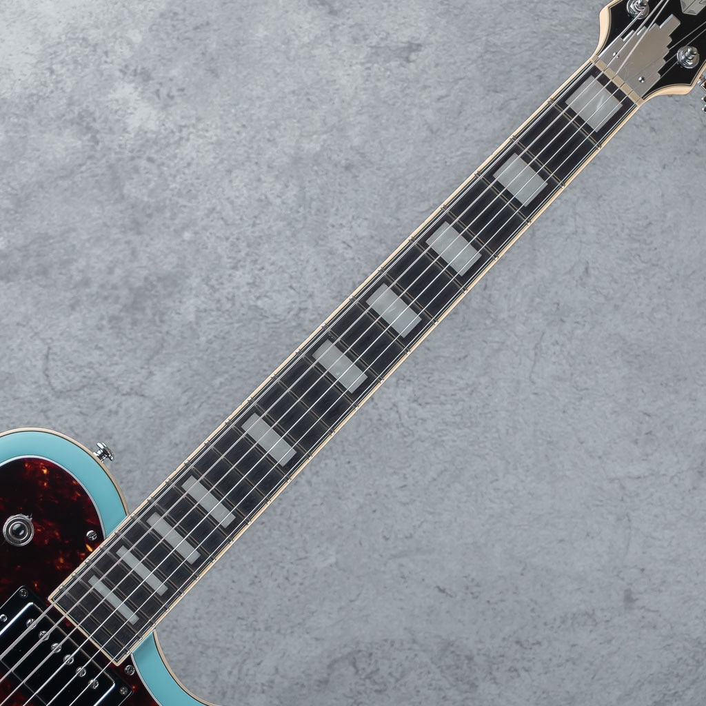 Premier Atlantic Sky Blue Top Natural Mahogany Back and Sides 2021