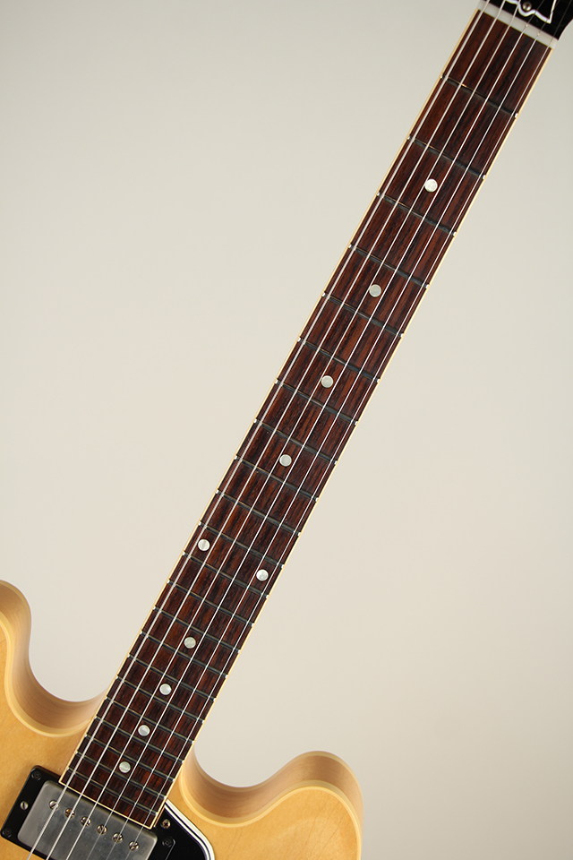 1959 ES-335 Reissue Aged Vintage Natural Stinger Head Back 2019