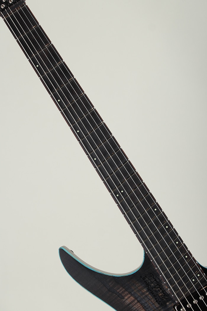 Boden J6 Custom Tremolo Spalted Maple Top Rosewood Neck Trans Black 2021