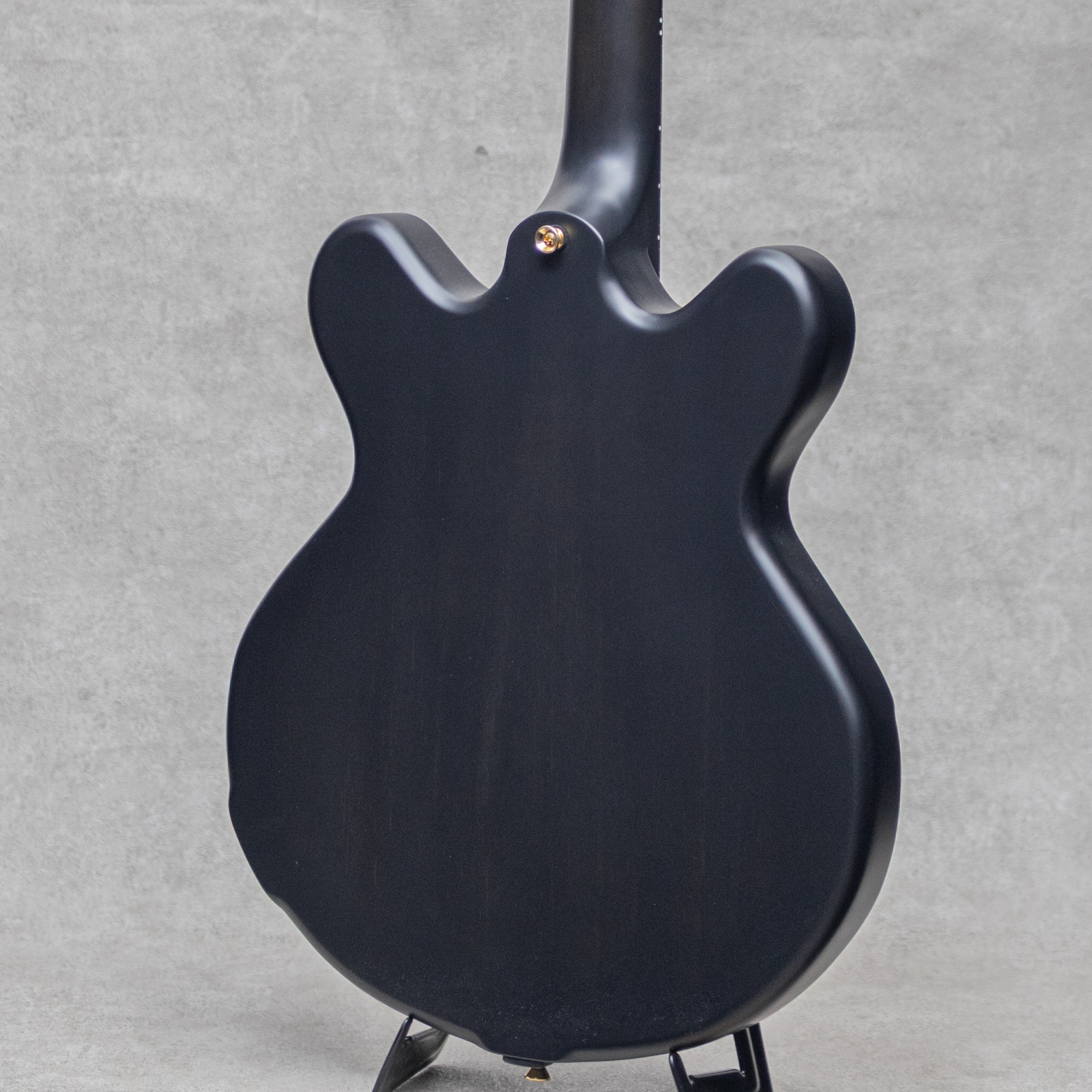 Model 35 Chambered Semi-hollow Black Smoke Stain Block Position Gold Hardware S/N:754